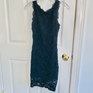 Sexy lace dress with low back